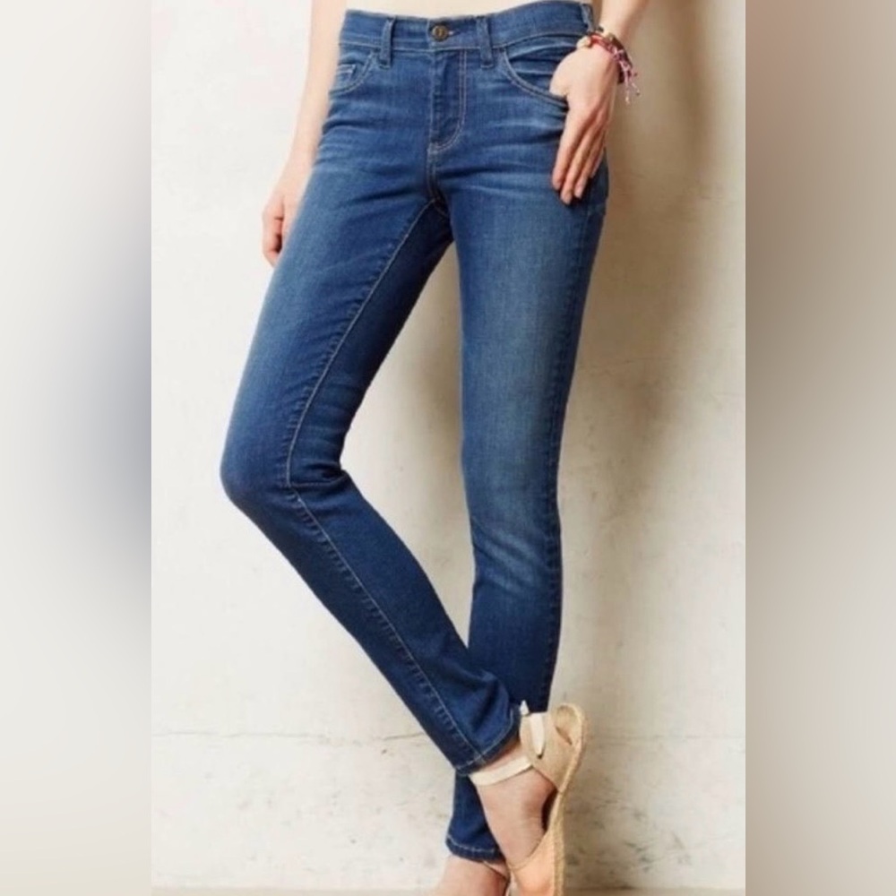 Pilcro and The Letterpress Mid-Rise Skinny Jeans